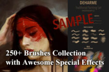 250+ Brushes Collection with Awesome Special Effects – Bộ 250 Brush dành cho Photoshop