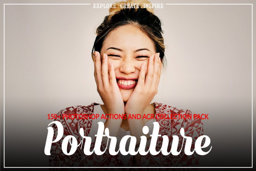 300+ Portraiture Photoshop Actions & ACR Collection – Hơn 300 Action, Preset Lightroom, Camera Raw Filter