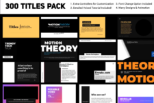 300 Titles Library For Premiere Pro – 300 hiệu ứng tiêu đề đẹp cho Premiere