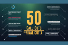 50 Call-Outs Pack for Final Cut Pro – 50 Template Title Call – Tạo chú thích cho project