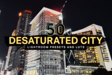 50 Desaturated City Lightroom Preset – 50 Preset, LUTS chỉnh màu cực chất.