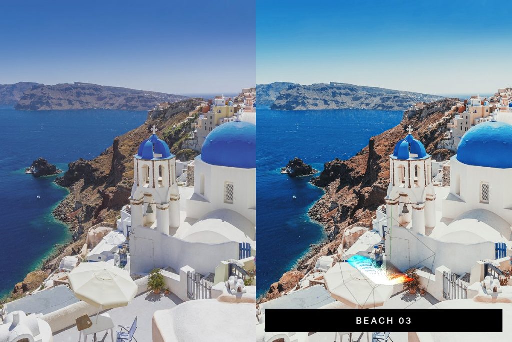 50 Santorini Lightroom Presets LUTs – 50 LUTs chỉnh màu