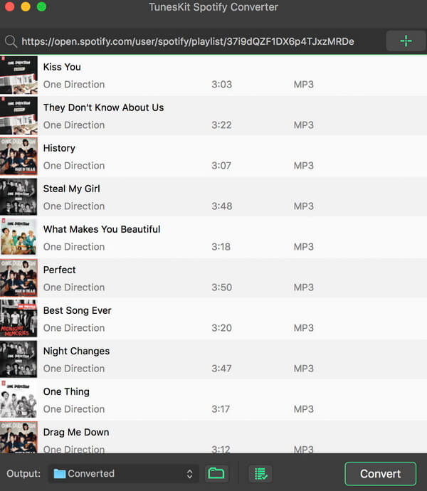 add-spotify-tracks-mac TunesKit Spotify Converter – Hỗ trợ tải và convert nhạc trên Spotify