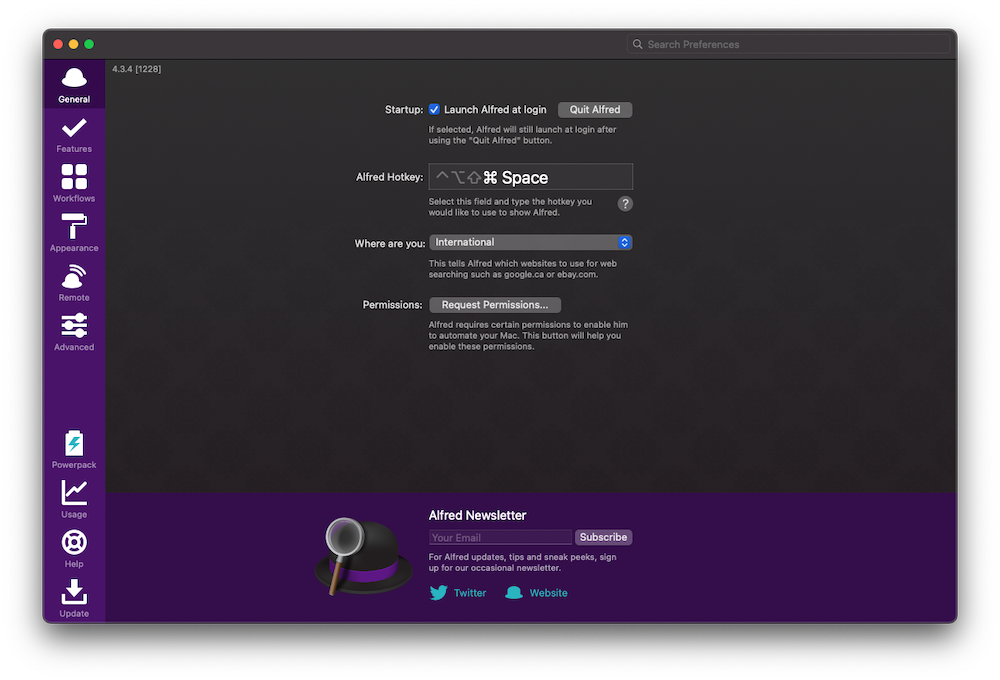 alfred-4-powerpack1 Alfred Powerpack 4 – Ứng dụng mạnh mẽ thay thế Spotlight
