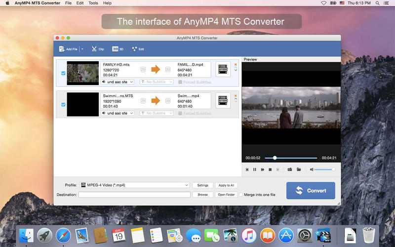 any-mts-converter AnyMP4 MTS Converter – Convert MTS/M2TS/TS sang các định dạng Video khác
