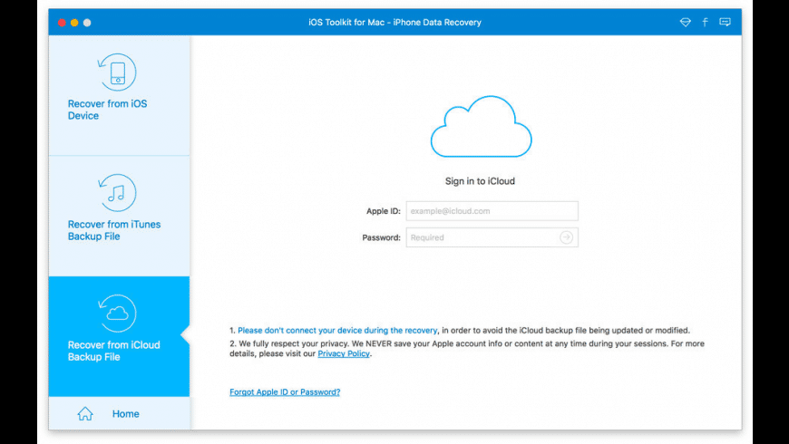 anymp4 iphone data recovery screenshot