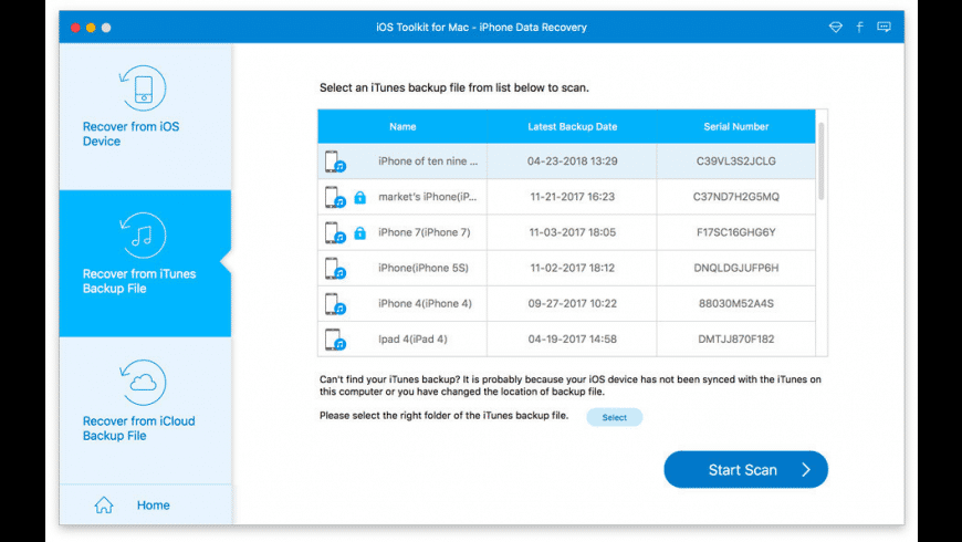 anymp4 iphone data recovery screenshot2