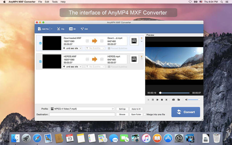 anymp4-mxf-converter-mac AnyMP4 MXF Converter – Công cụ chuyển đổi file MXF