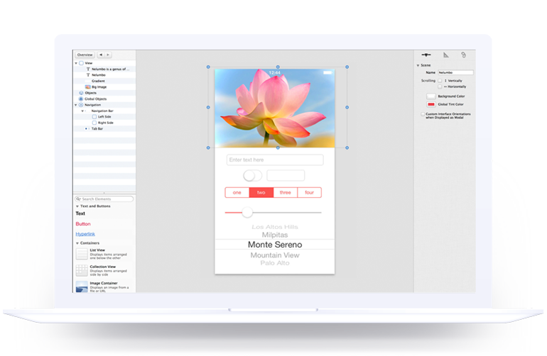 appdoo-on-macbook Appdoo – Hỗ trợ thiết kế ứng dụng iOS không cần biết code
