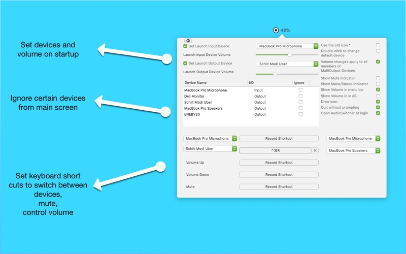 AudioSwitcher – Chuyển đổi nhanh giữa các thiết bị âm thanh