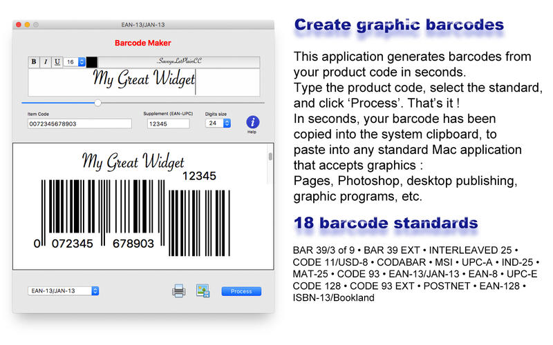 Barcode Maker – Phần mềm tạo mã vạch