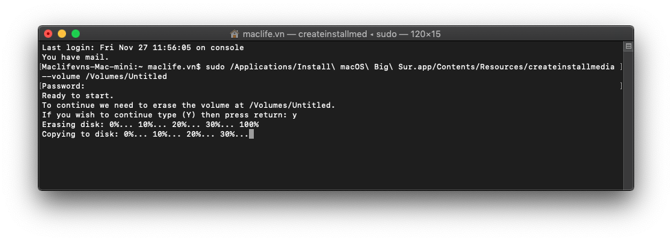bo-cai-macos-big-sur Hướng dẫn chi tiết tạo bộ cài macOS bằng Terminal