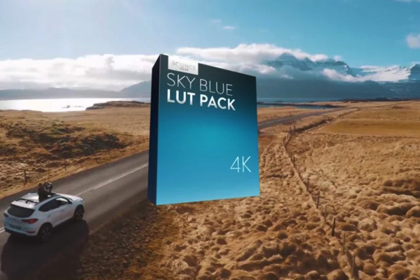 SKY BLUE LUT Pack / All Cameras – Bouncecolor – Luts chuyên cho ảnh nền trời