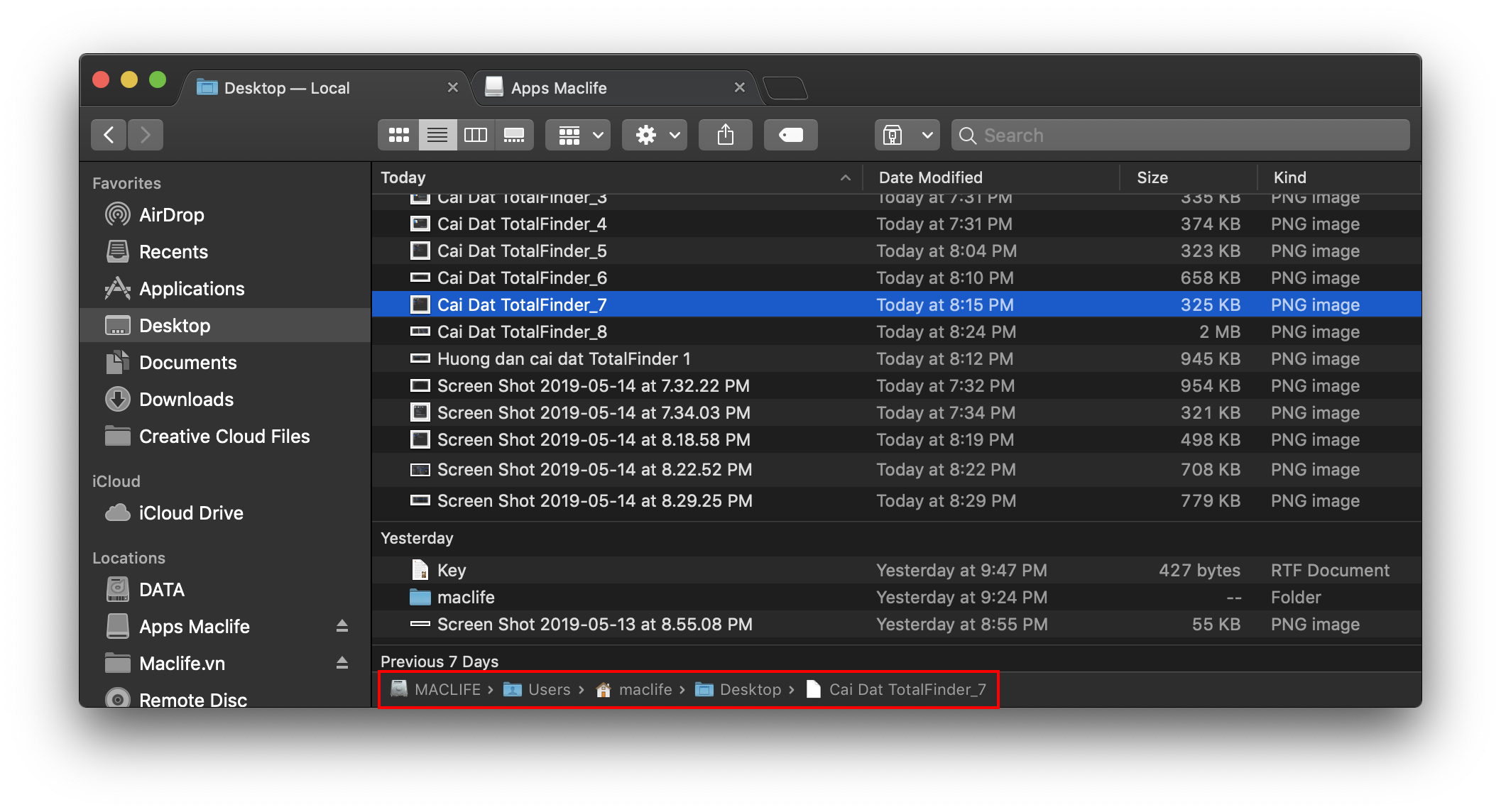 cai-dat-totalfinder_9 Hướng dẫn cài đặt và sử dụng Total Finder trên Mojave