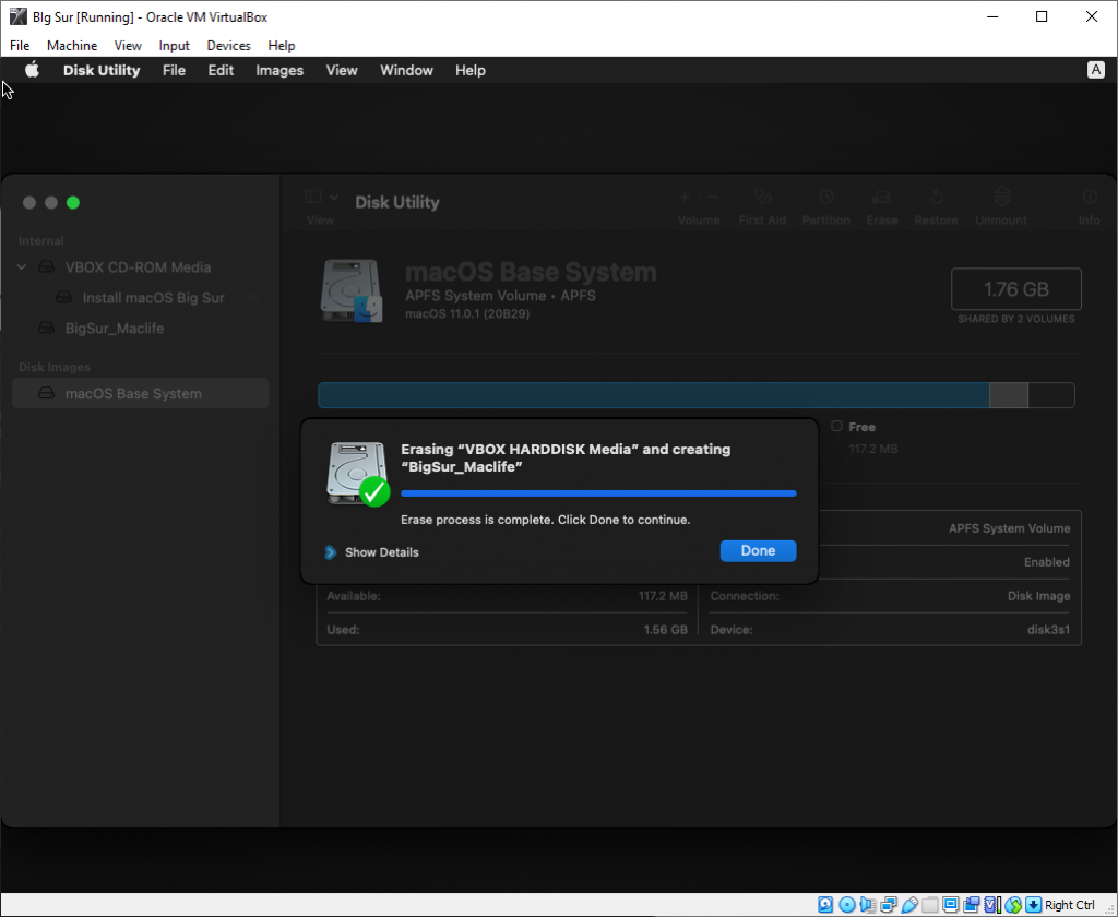 cai-win-tren-mac-virtualbox23-1024x840-1 Hướng dẫn cài macOS Big Sur trên Windows bằng VirtualBox