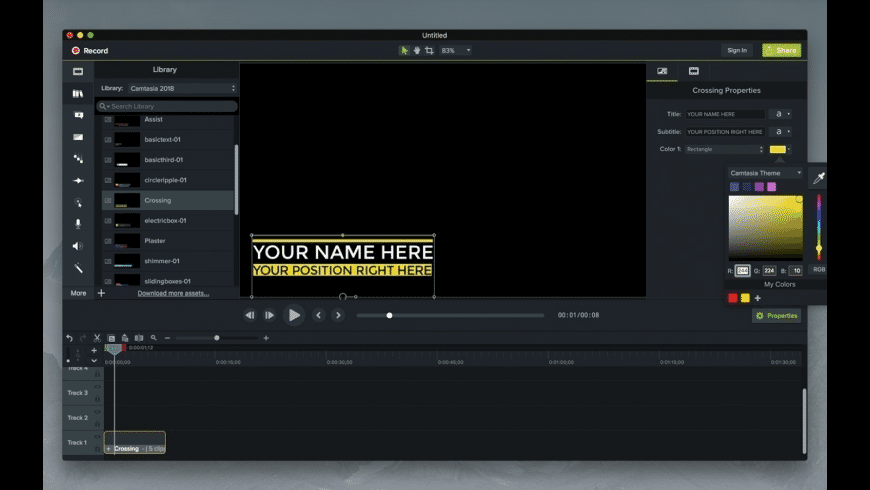 Camtasia 2020 – Quay phim màn hình, Edit Video chuyên nghiệp