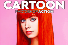 Cartoon Photoshop Action – Chuyển ảnh thật sang ảnh vẽ hoạt hình