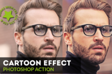 Cartoon Effect Photoshop Action – Action tạo hiệu ứng hoạt hình