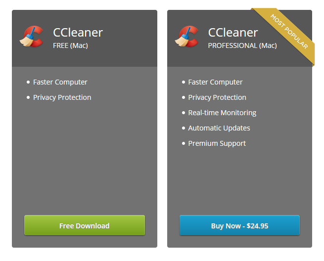 CCleaner Professional – Công cụ dọn rác cho Mac