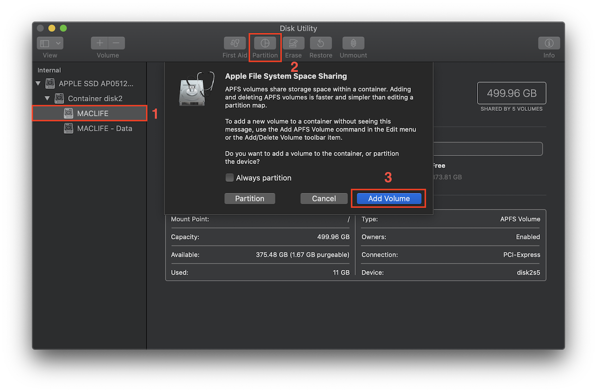 chia-partion-tren-mac3 Cách chia/gộp ổ cứng trên macOS High Sierra 10.13 trở lên