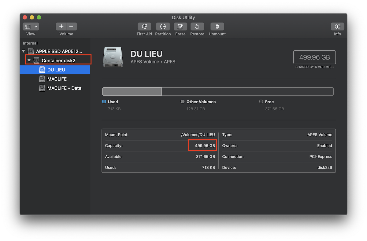 chia-partion-tren-mac5 Cách chia/gộp ổ cứng trên macOS High Sierra 10.13 trở lên