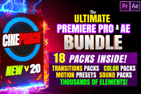 CINEPUNCH MASTER SUITE V20 – Bộ thư viện hỗ trợ dựng phim cực hay