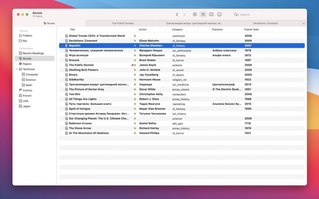 clearview-x_02-1024x640-1 Clearview – Trình đọc và quản lý ebook khá ngon trên Mac