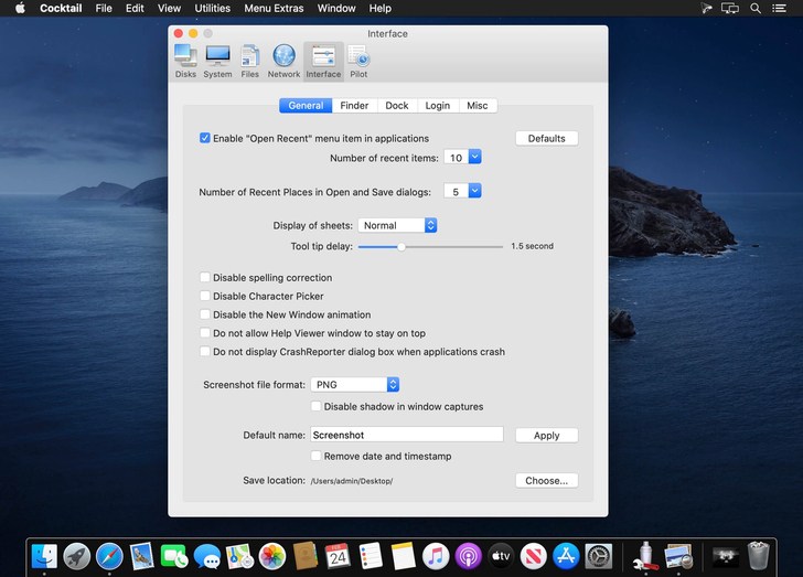 Cocktail Catalina Edition – Tối ưu, tăng tốc macOS Catalina