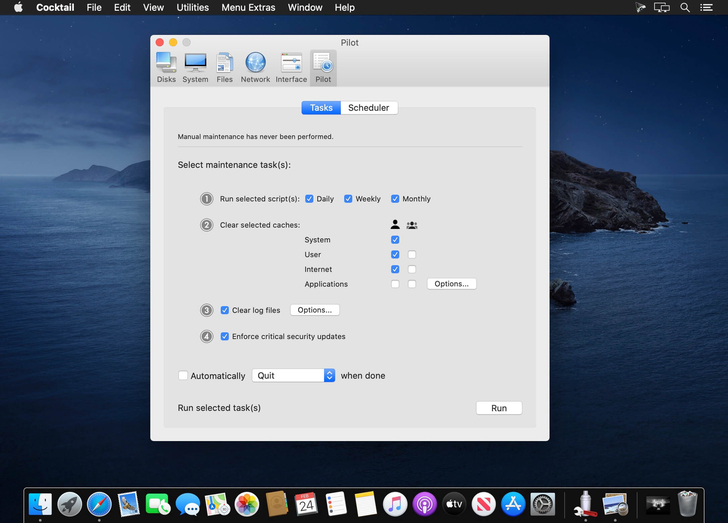 Cocktail Monterey Edition – Trình dọn dẹp, tối ưu, sửa lỗi macOS