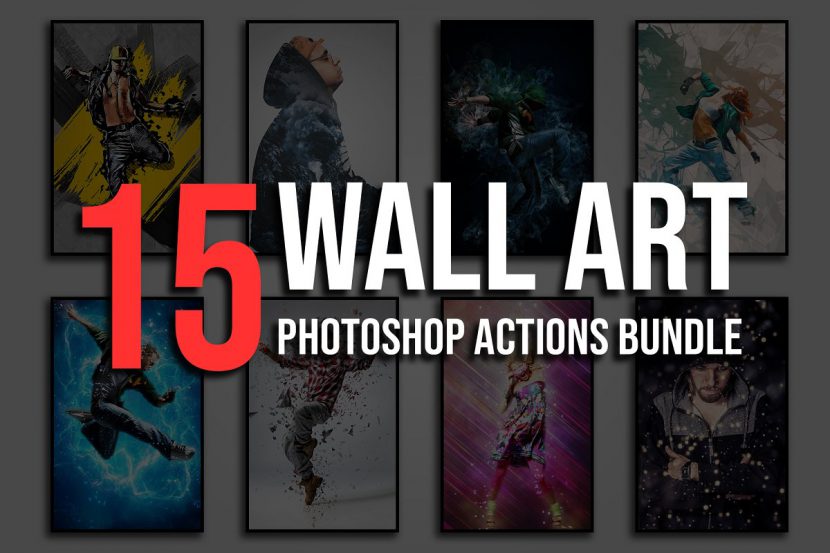 15 Wall Art Photoshop – Bộ 15 Action hiệu ứng độc đáo 15 Wall Art Photoshop – Bộ 15 Action hiệu ứng độc đáo