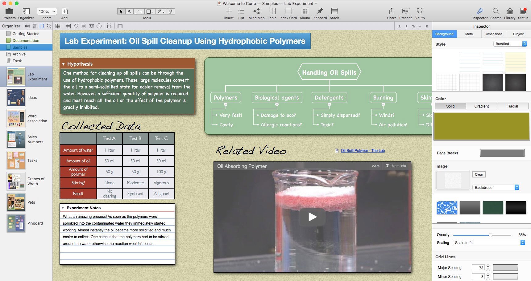 Curio Professional – Phần mềm quản lý, vẽ sơ đồ dự án
