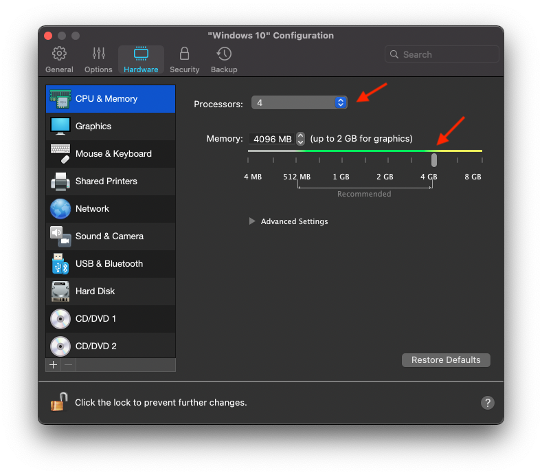 customize-parallels Hướng dẫn chi tiết cài Windows trên Mac bằng Parallels Desktop 17