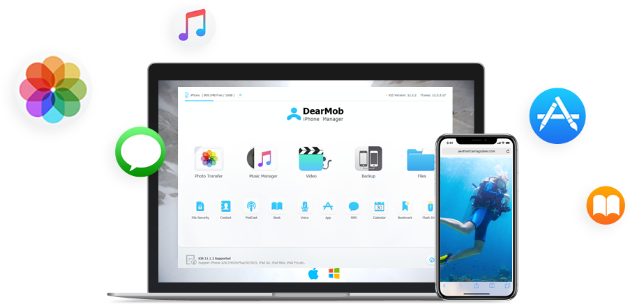 DearMob iPhone Manager, công cụ hỗ trợ quản lý iPhone