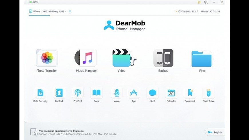 DearMob iPhone Manager, công cụ hỗ trợ quản lý iPhone