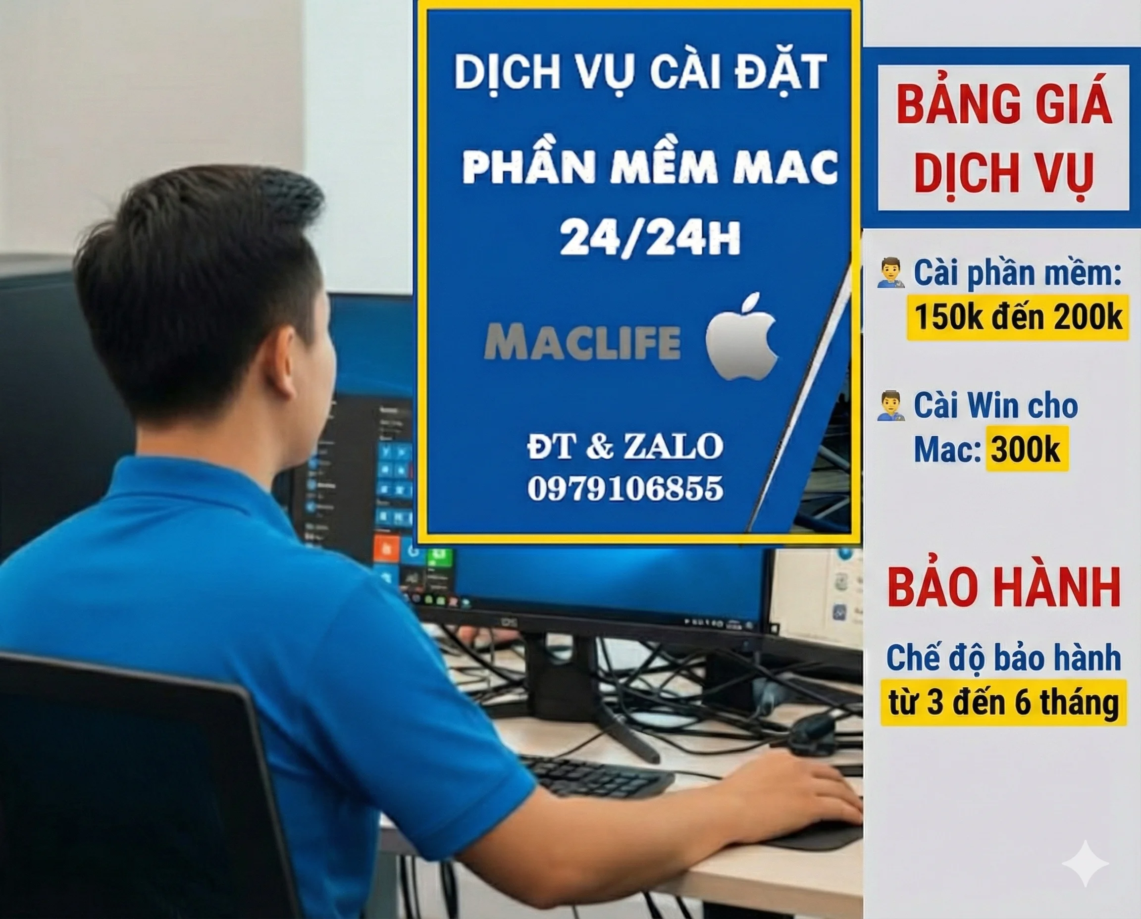 Hỗ trợ cài đặt phần mềm từ xa online cho MacBook Hỗ trợ cài đặt phần mềm từ xa online cho MacBook