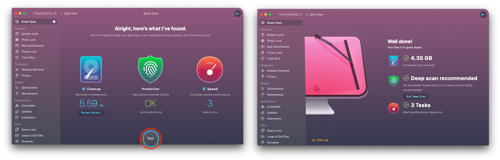 don-dep-may-mac-4 Sử dụng Cleanmymac để dọn dẹp máy Mac của bạn thế nào cho hiệu quả ?