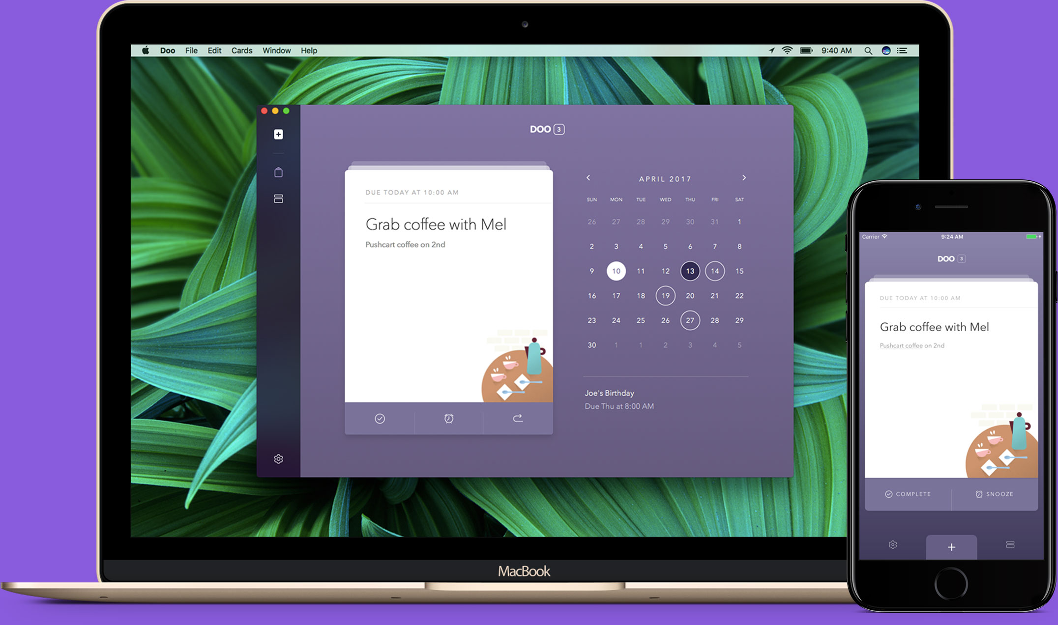 Doo – Get Things Done – Trình nhắc nhở “vui vẻ”