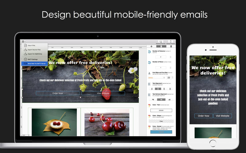 Dragon Responsive Email Designer – Công cụ thiết kế Email HTML responsive design