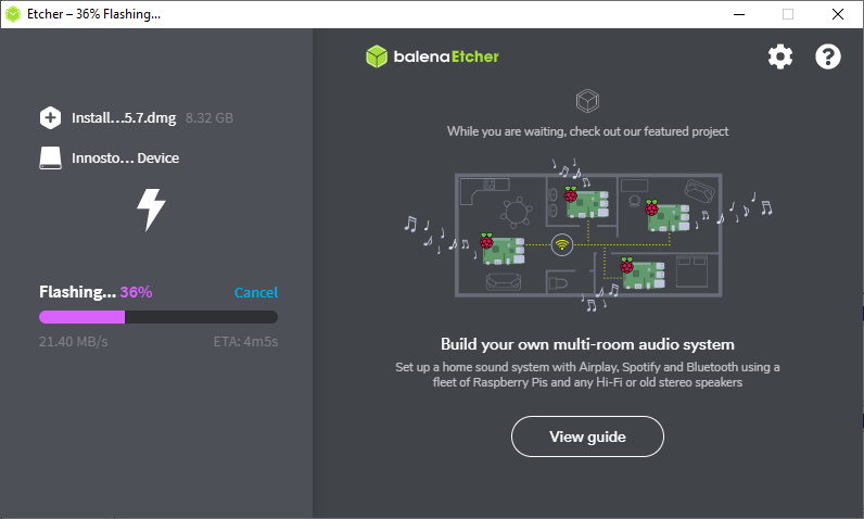 etcher6 Hướng dẫn chi tiết cách tạo bộ cài Mac ngay trên Windows