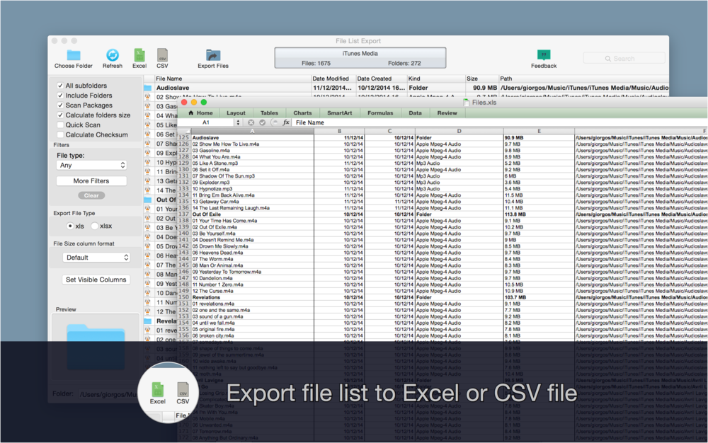 File List Export – Phần mềm tạo danh sách chi tiết các file trong thư mục