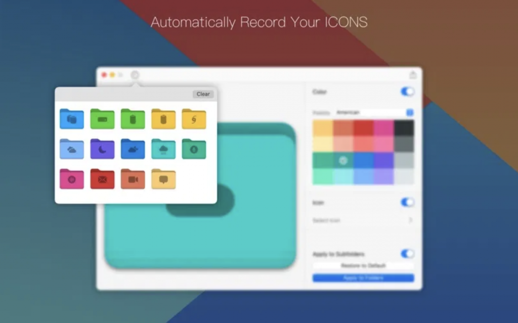 Foldor – Công cụ đổi màu thư mục trên Mac