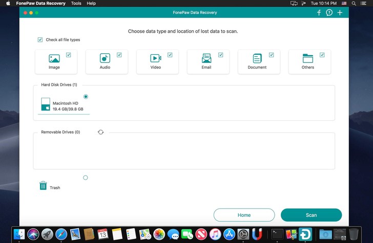 FonePaw Data Recovery – Phần mềm phục hồi dữ liệu trên Mac