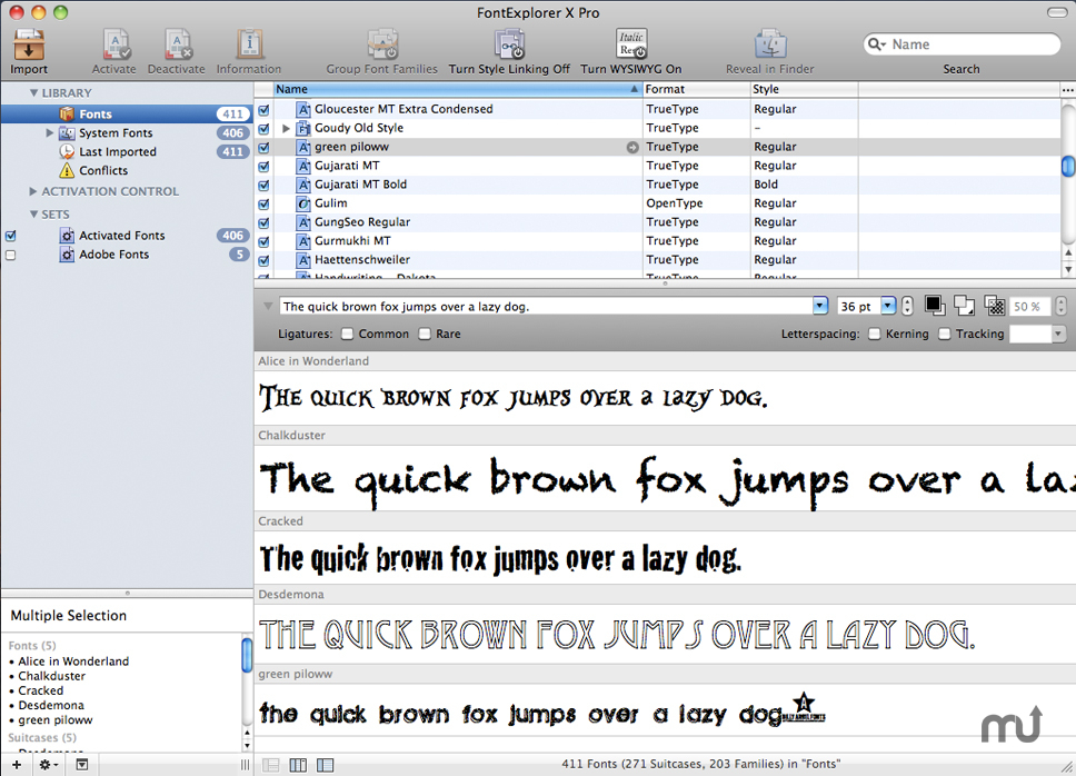 FontExplorer X Pro – Quản lý Font trên Mac