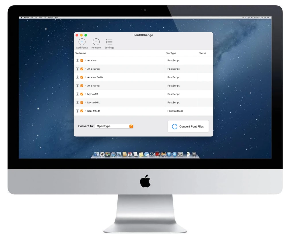 FontXChange – Công cụ chuyển đổi giữa các định dạng Fonts