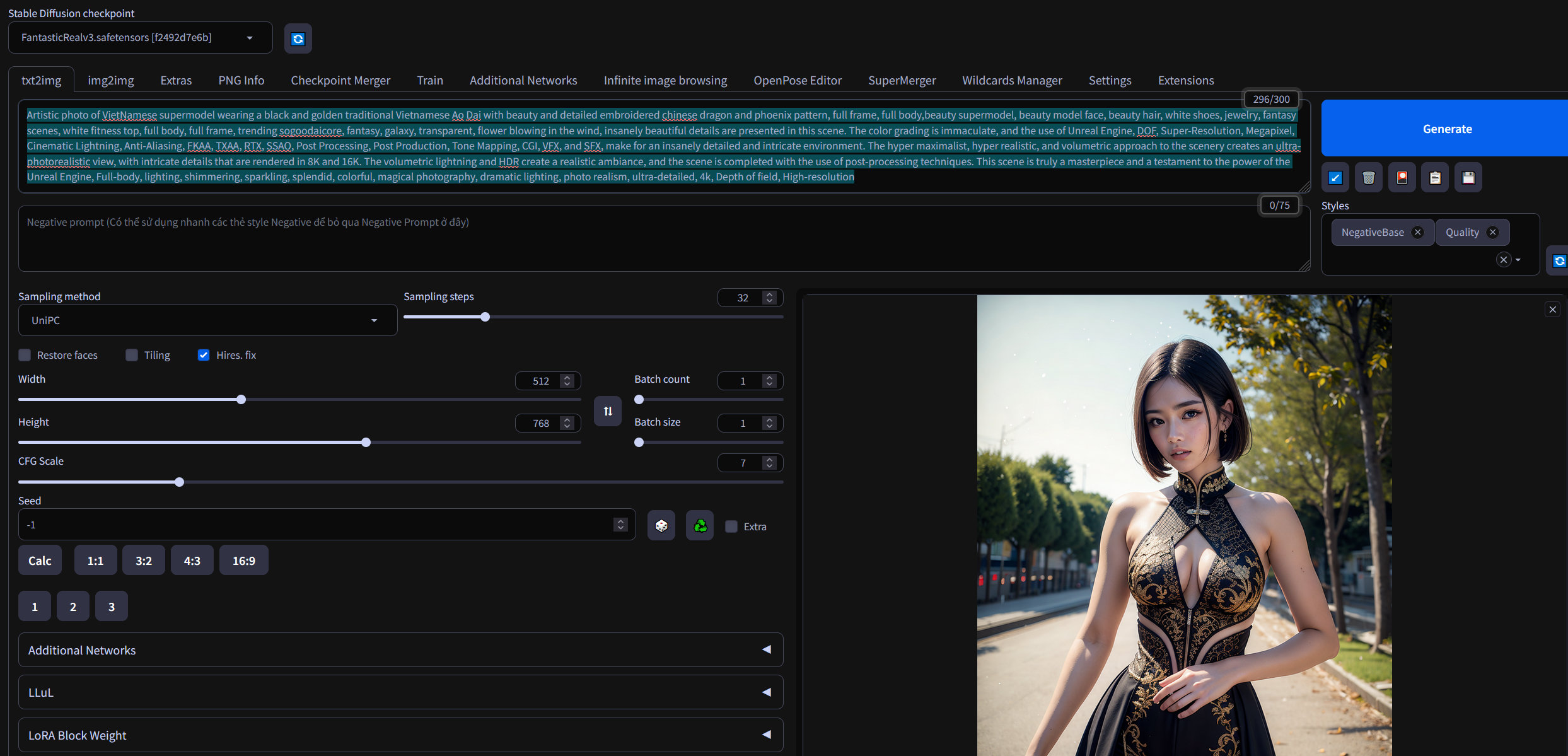 giao-dien Hướng dẫn dùng Stable Diffusion AI để tạo ảnh bằng trí tuệ nhân tạo
