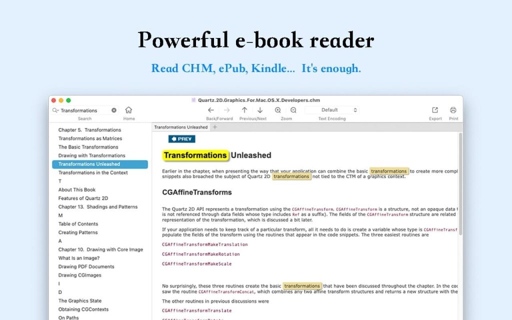 GM Reader Pro – Công cụ đọc Ebook trên Mac
