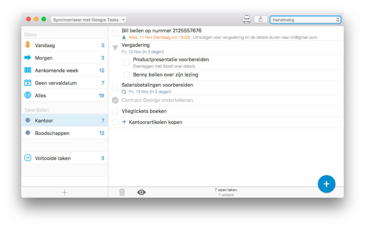 gTasks Pro – Ứng dụng quản lý tác vụ đồng bộ giữa Mac, iPhone & iPad devices.