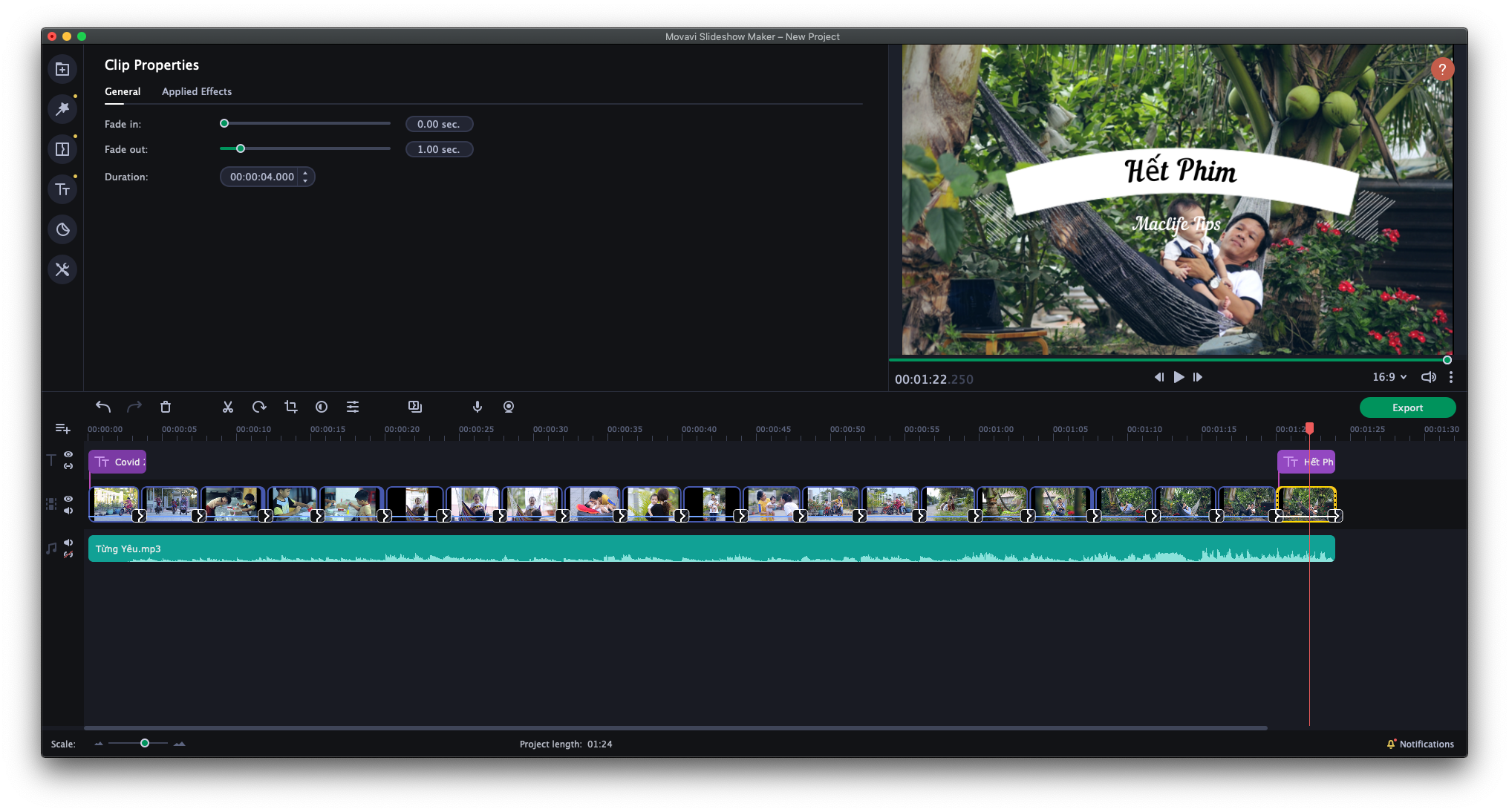 hdsd-movavi-slideshow-maker_10 Hướng dẫn tạo Video Slideshow từ ảnh với Movavi Slideshow Maker