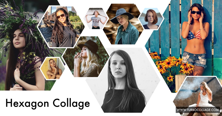 hexagon collage 1