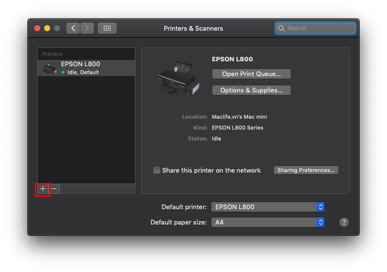 Cách cài Driver máy in HP Laserjet 1020 trên Mac